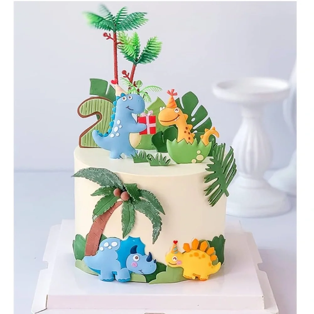 ❌ Dinosaur Themed Cake Topper Set- NEW!
